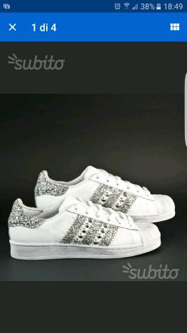 adidas superstar borchie e glitter