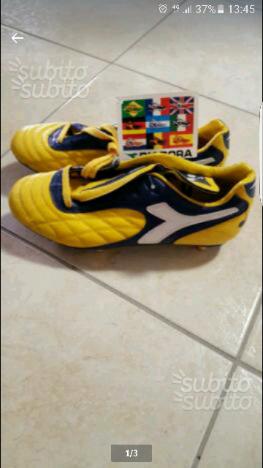 scarpe calcio diadora nere