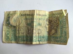 500 Lire Di Carta Posot Class