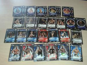 Lotto 33 carte wrestling trading card prominter 