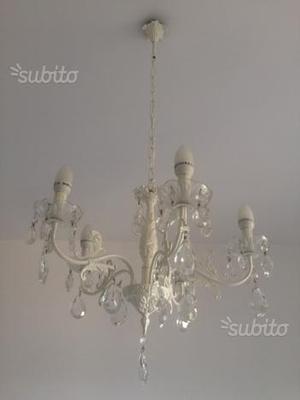 Lampadario Cristallo A Gocce.Lampadario Gocce Cristallo Shabby Chic Posot Class