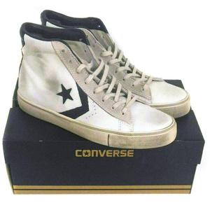 converse alte di pelle