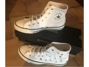 converse bianche stivaletto