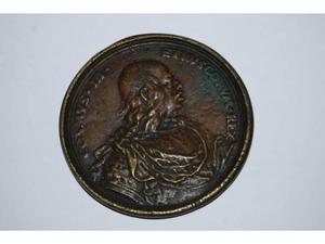 Cosimo iii medaglia in bronzo largo modulo