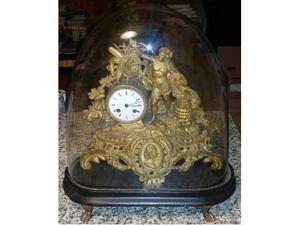Antico pendolo orologio francese