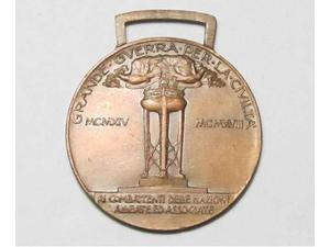 Medaglia in bronzo La Grande Guerra per la Civilta'