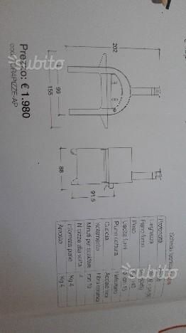 Forno pizza rotante elettrico usato