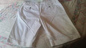 Pantaloni Bermuda Bianco nuovo tag 50 E. 15