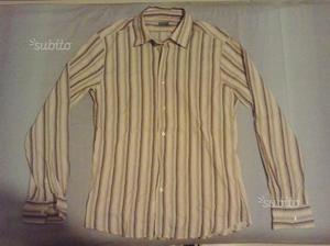 benetton camicia lino