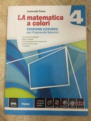 La matematica a colori edizione azzurra n4 🥇 | Posot Class