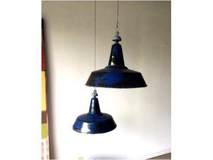 Vintage modernariato 3 lampade a sospensione HUNA FONTANA