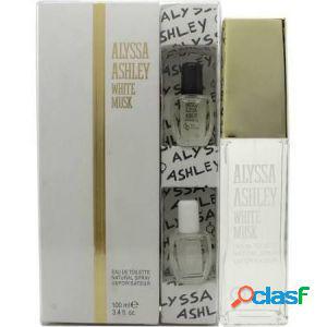 Alyssa ashley white musk confezione regalo 100 ml edt + 5 ml