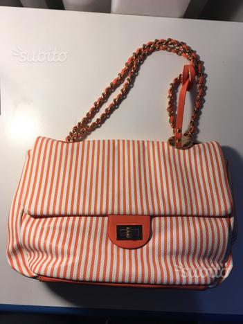 Borsa bianca in pelle