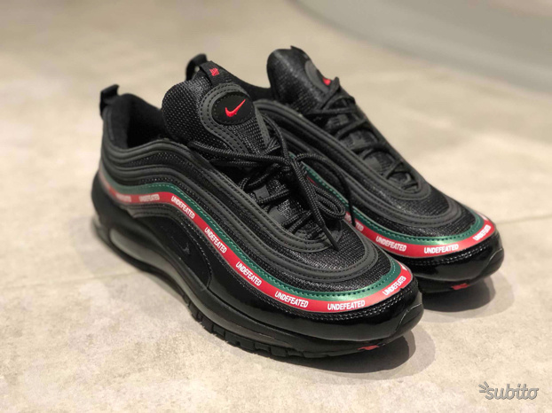 air max 97 undefeated bianche