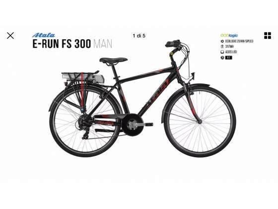 atala bicicletta elettrica e-bike e-run 300 manuale