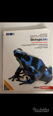 Biologia Blu Zanichelli Posot Class