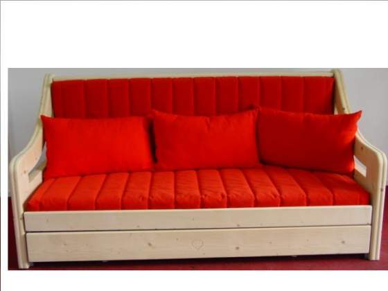 Panca letto giropanca divano letto in legno | Posot Class