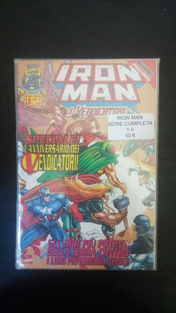Iron man serie completa 1/9 marvel comics