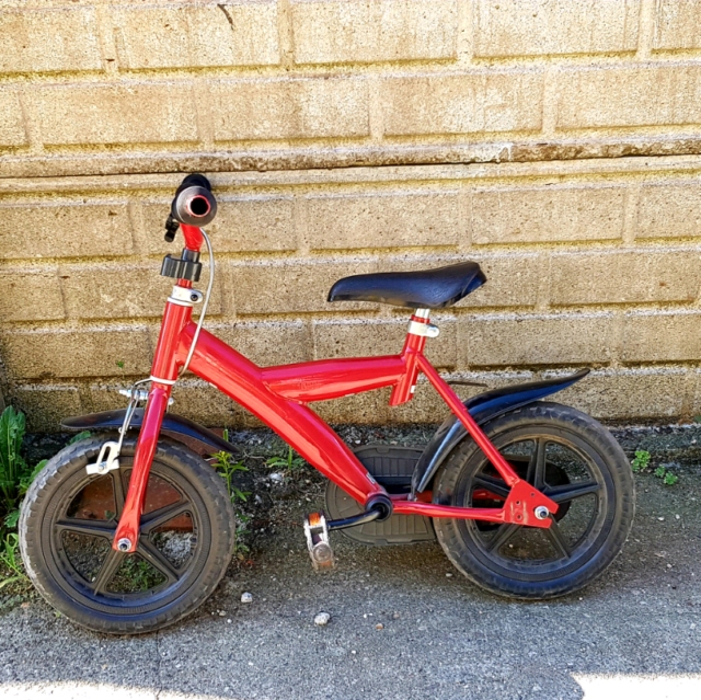 bicicletta bambini anni 70 dino rossa