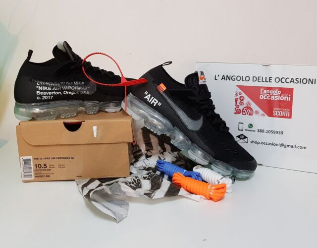 vapormax x off white originali