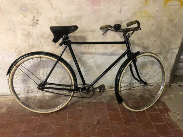 bicicletta d'epoca stemma aquila