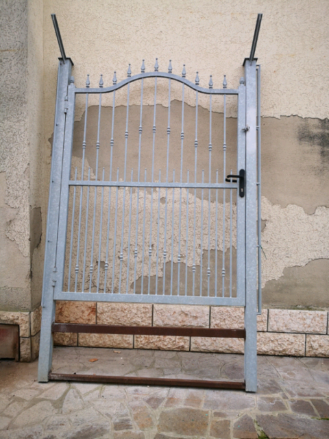 Cancello in ferro zincato