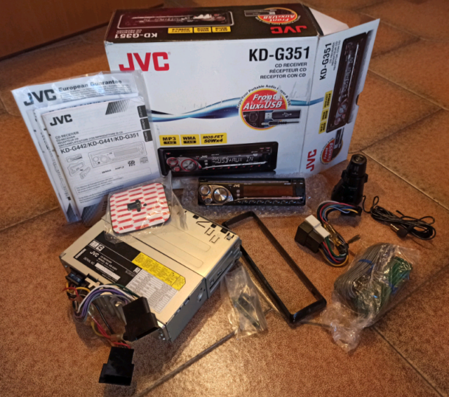 Jvc kd g351 как включить блютуз