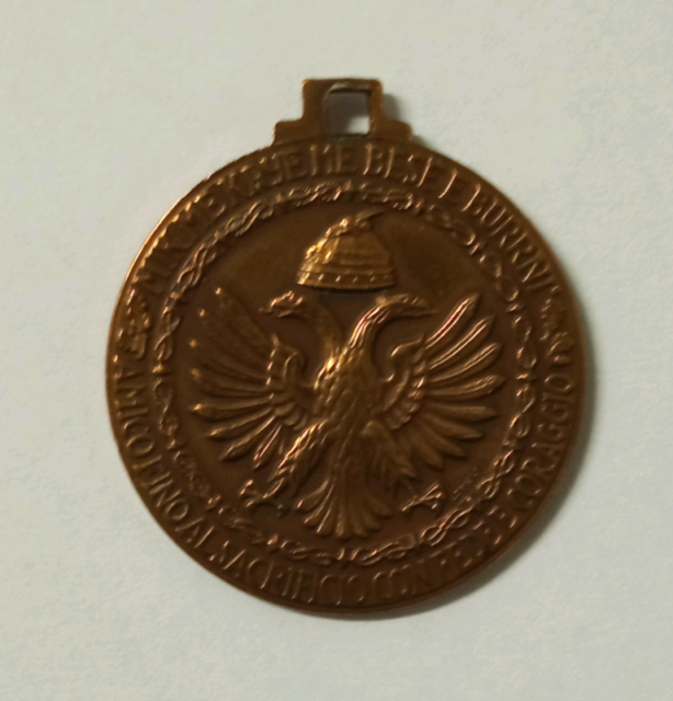 Medaglia in bronzo campagna di Grecia e Jugoslavia