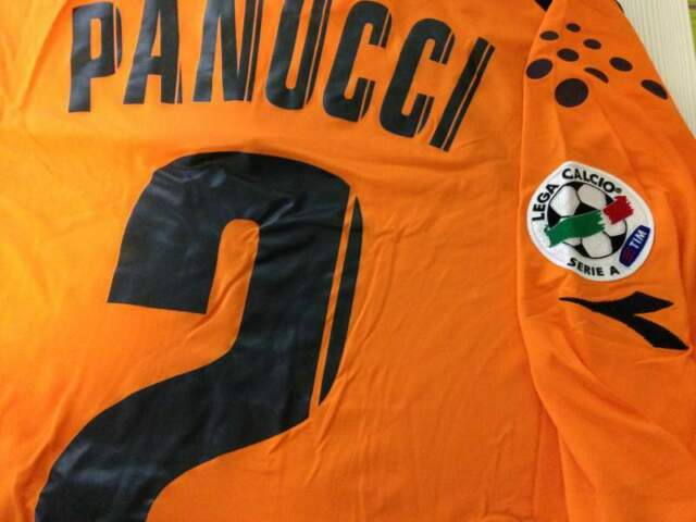 Maglietta A.S. Roma indossata Cristian Panucci 