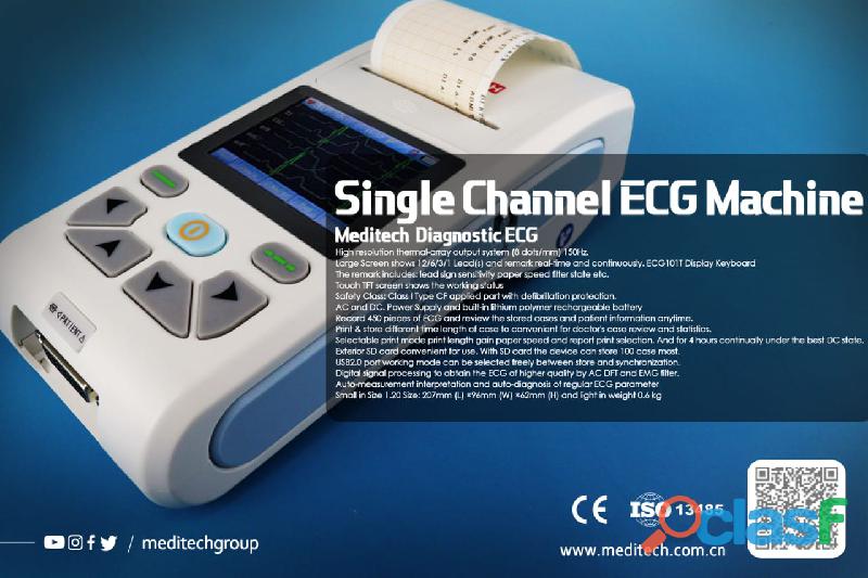 Palm size ECG machine with CE certificate ,come with PC ECG