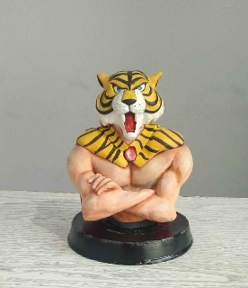 Busto artigianale di Tiger Mask