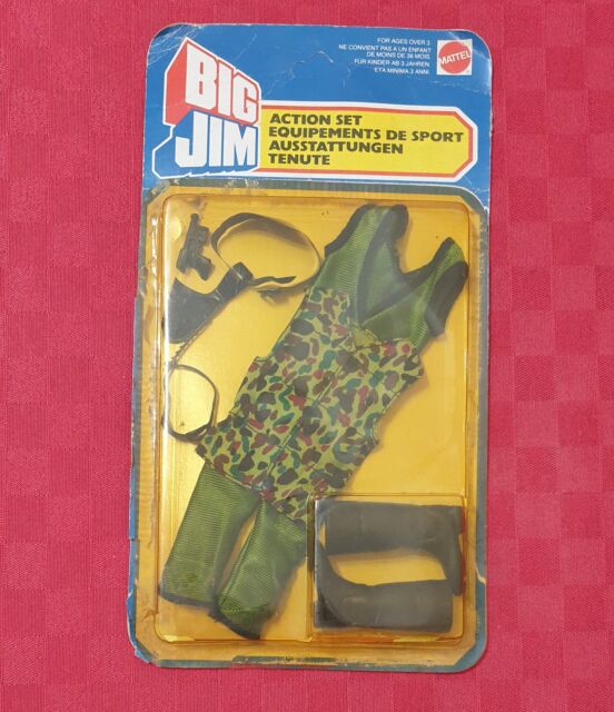 Big Jim Mattel Outfit Vestito Guerrigliero Mercenario