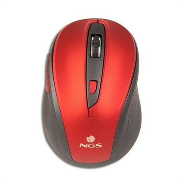 Mouse senza Fili NGS EVOMUTERED Plug and play Rosso