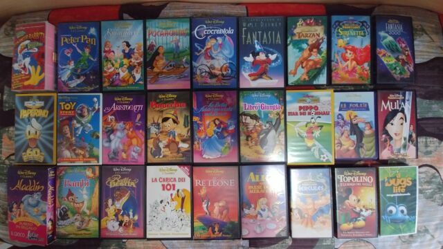 Collezione di 27 videocassette VHS Walt Disney