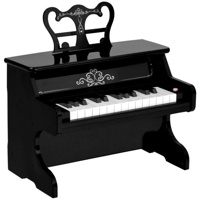 Mini Pianoforte Giocattolo Per Bambini 25 Tasti In Abs Nero