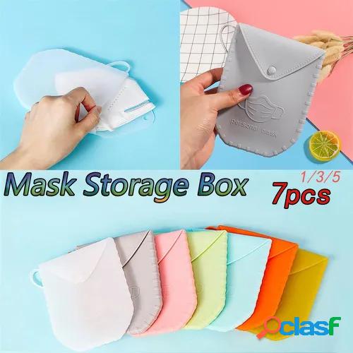Portable Dustproof Mask Temporary Storage Bag Antibacterial