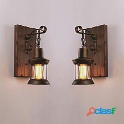 33 cm creativo stile vintage lampade da parete in
