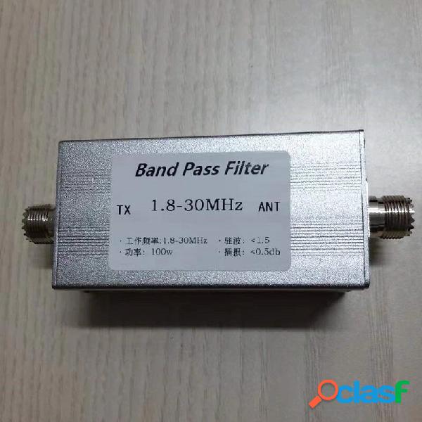 1.8-30MHZ 50Ω 100W Modulo filtro passa-banda Modulo