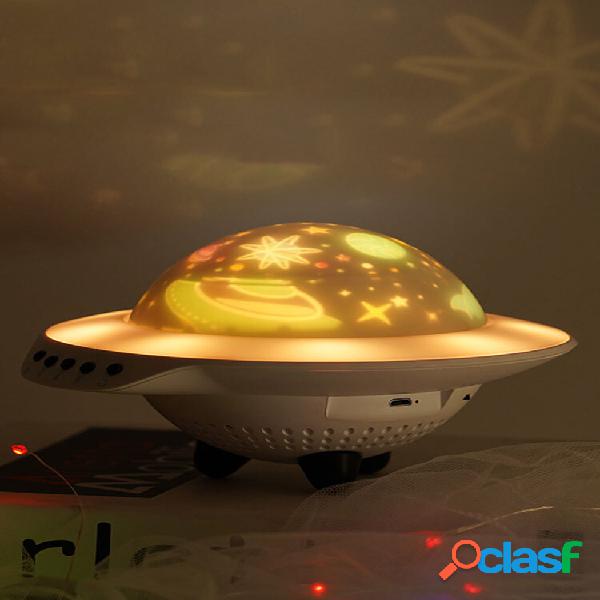 1 PZ LED Forma UFO Romantica Fantasia Stellata Sky