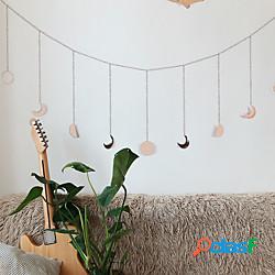 1 pz fase lunare appeso a parete boho garland decor