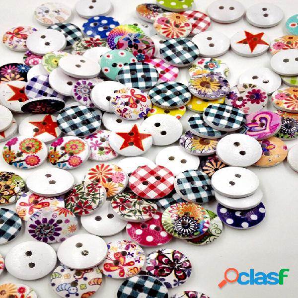 100 pezzi decorazione multicolore da cucire Pulsanti