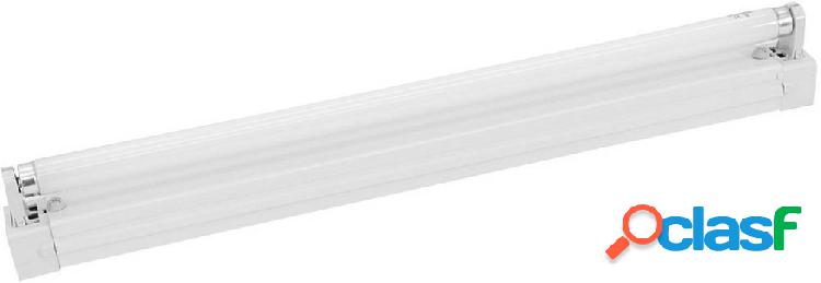 10285 Tubo fluorescente con supporto 20 W 60 cm Bianco 1 pz.