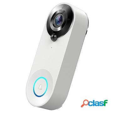 1080p WiFi Smart Doorbell with Night Vision W3 - White