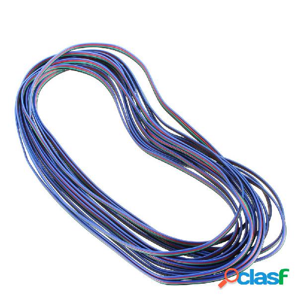 10M 4 Pin 22 AWG Extension Connettore Cable Wire per RGB LED