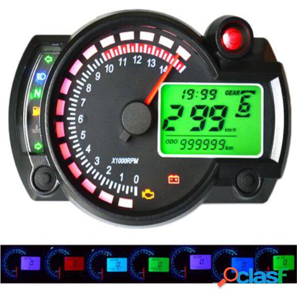 12V 15000RPM Moto Contachilometri contagiri regolabile LCD
