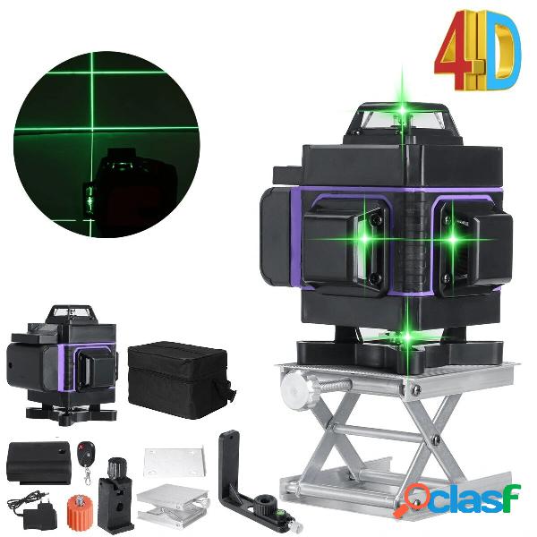 16 Line 4D Laser Level Green Light Auto autolivellante Croce