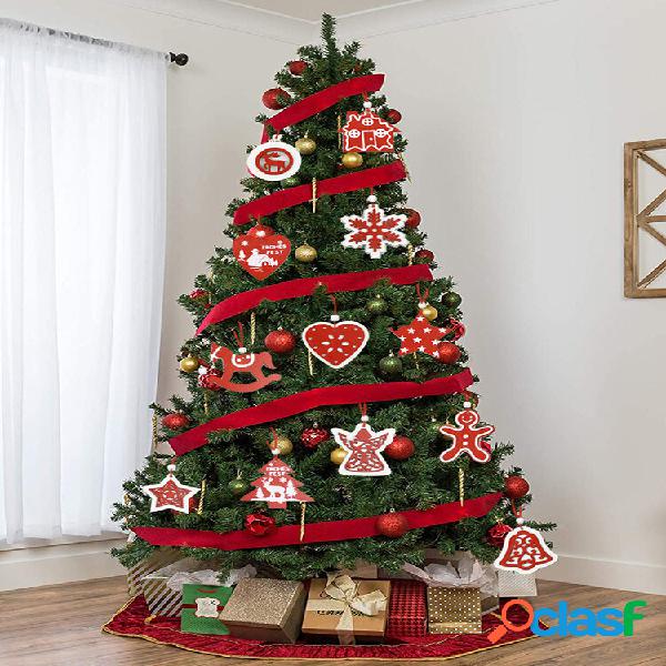 18 Pz/30 Pz Albero Di Natale Decorazione Superiore Ornamenti