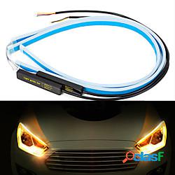 2 pz 23 pollici universale auto drl striscia led flessibile