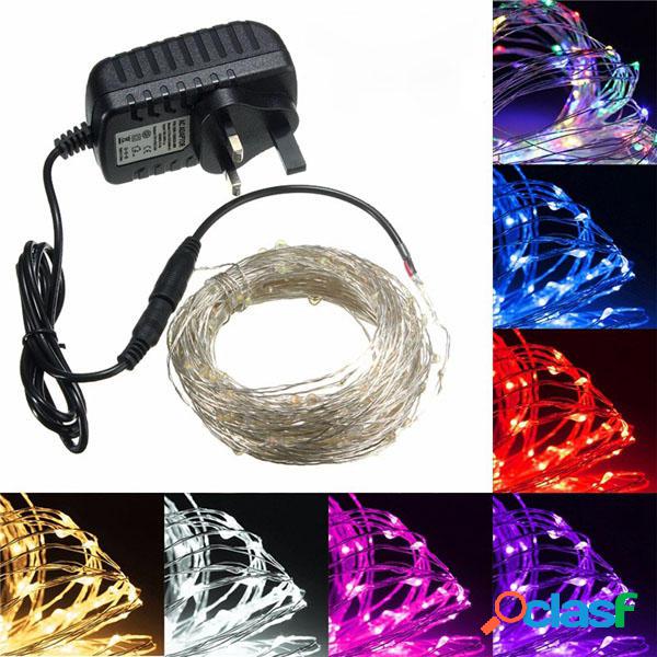 20M LED Silver Wire Fairy String Light Christmas Festa di