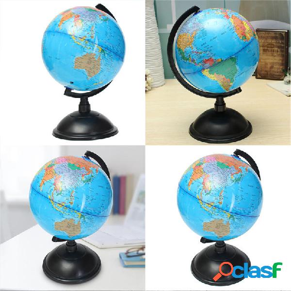 20cm Blue Ocean World Globe Mappa con girevole Stand